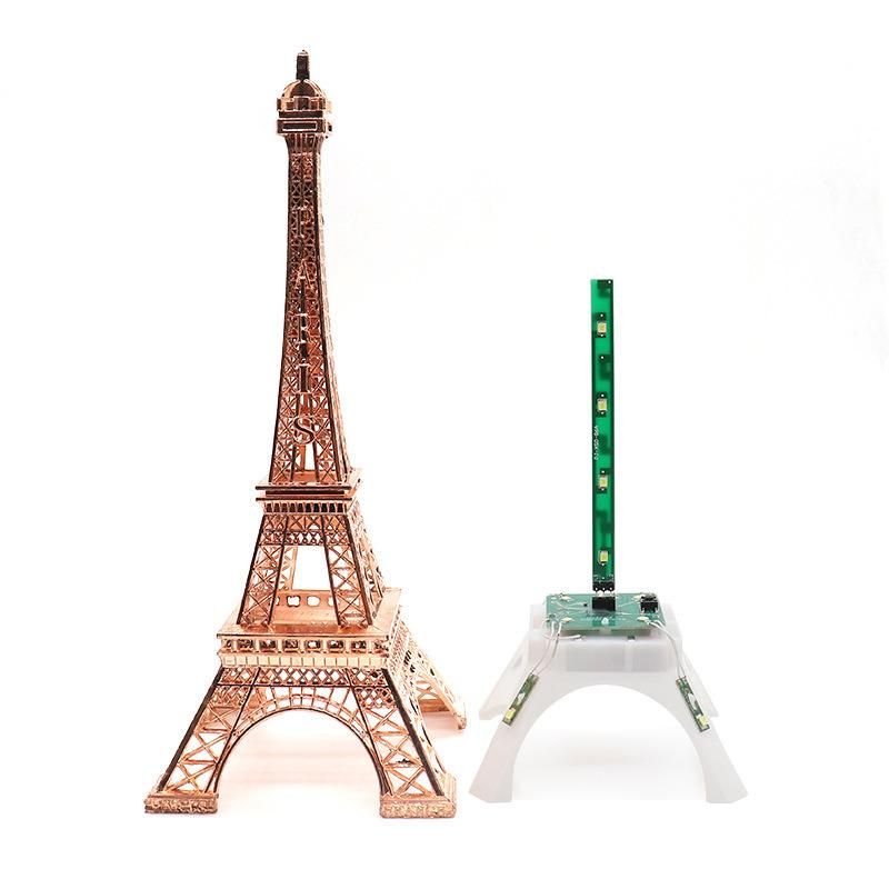 Factory Price LED Glowing Eiffel Tower Bulk Wholesale Craft Gift