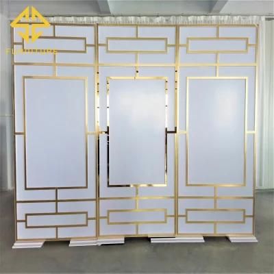 New Arrival Luxury Design PVC Stand Wedding Decoration Backdrop Events Party Decor Background Wall