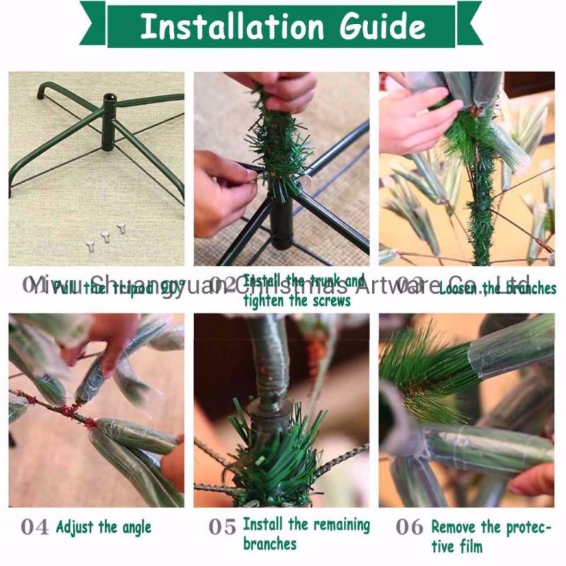 9.8FT/300cm Fiber Optic Christmas Tree New Year Gifts Artificial Xmas Tree Wall Hanging Ornaments Christmas Decoration for Home