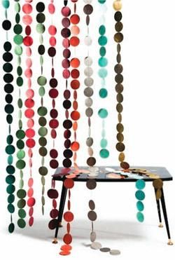 Cicle Paper Garland Paper Round Garland
