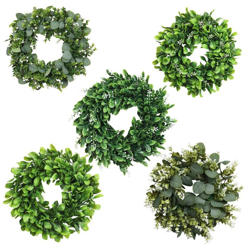 Light up PVC Green Decoration Artificial Party Decorative with Bows and Bells Other Wholesale Kit Christmas Garland