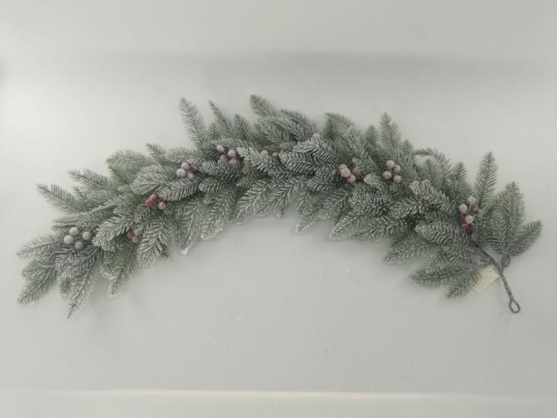 New Design Promotional PVC Artificial Christmas Wreath / Garland