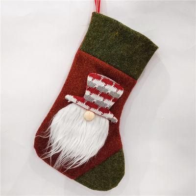 Yiwu Factory Direct Sale Christmas Gift Stocking for Christmas Home Party