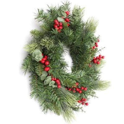 Yh2014 New Style Promotional PVC PE Artificial Christmas Wreath/Garland 40/50/60cm for Christmas Decoration