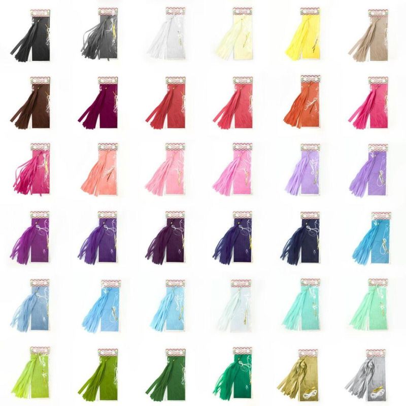 45 Colors Balloon Paper Tassel 5 / Pack Ribbon Lasha Aluminum Foil Balloon Tassel Birthday Wedding Christmas Weddings Decoration Party Supplies Wholesale