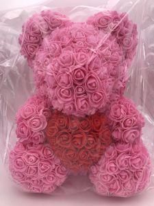 Wholesale Wedding Anniversary Gift Teddy Bear with Roses to Her