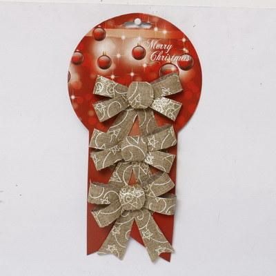 Popular 20*24cm Champangne Gold Glitter Plain Bowknot