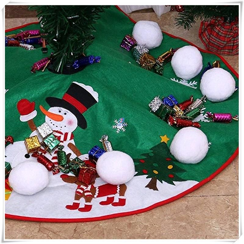 7cm Polypropylene Artificial Snowballs for Christmas Decoration