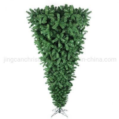 7FT Artificial Green PVC Upsidedown Christmas Tree