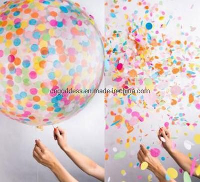 Round Tissue Confetti Biodegradable Paper Table Wedding Confetti Dots for Birthday Party