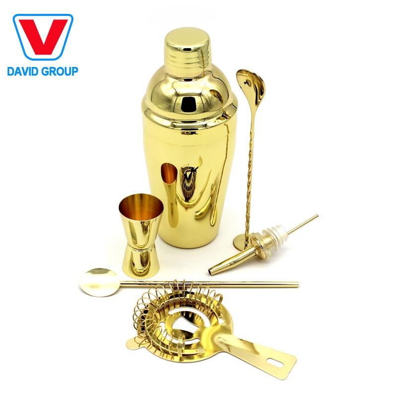 Popular High Quality Colorful Custom Logo Stainless Steel 24oz Cocktail Shaker Bartender Set