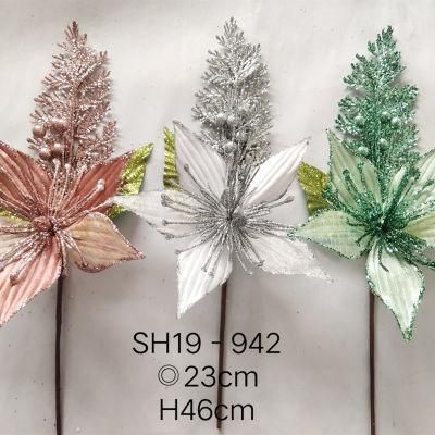 Christmas Decoration Party Supply Wholesale Artificial Flower