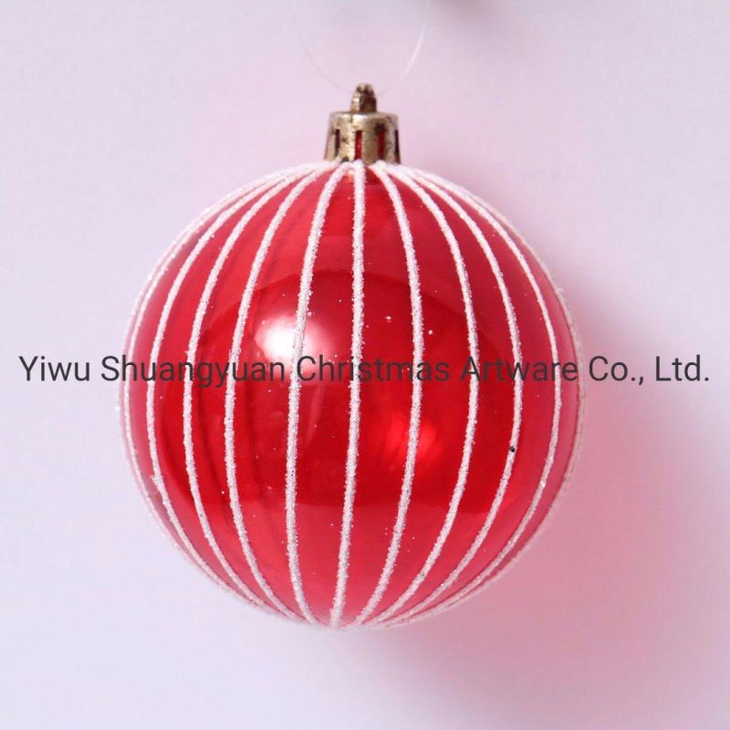 Red Christmas Balls Christmas Tree Balls Christmas Hanging Balls with Painted