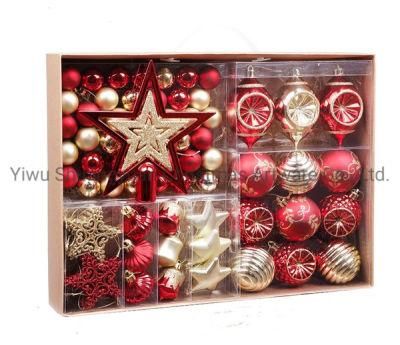 New Design Christmas Ball for Holiday Wedding Party Decoration Supplies Hook Ornament Craft Gifts