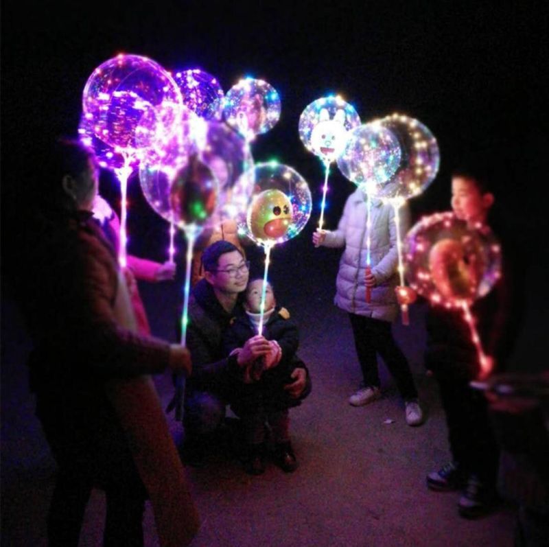 LED Bobo Balloons Ump for Christmas Birthday Party Decoration