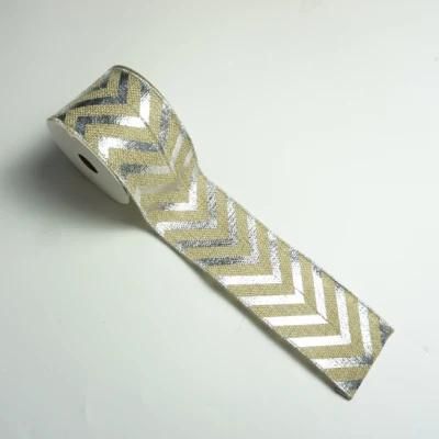 Factory Screen Printed Embossed Logo Custom Grosgrain Ribbon with Printing for Shop Gift Wrapping Celebration Christmas