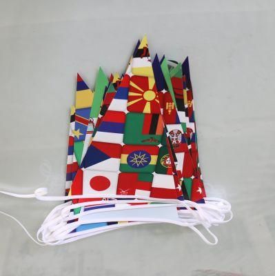 Custom Printing Decorative Flags on String Bunting Flags