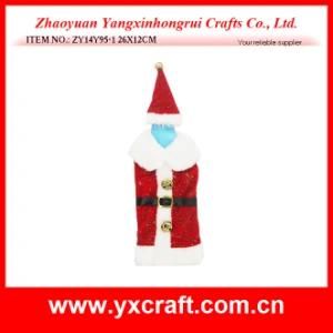 Christmas Decoration (ZY14Y95-1) Christmas Gift Wrap Wine Bag