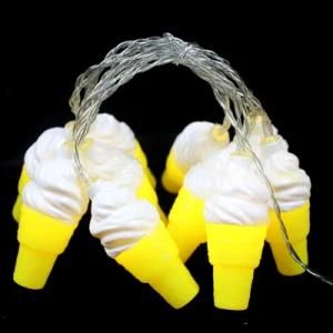 Christmas Light Ice Cream Battery Lights W1801038