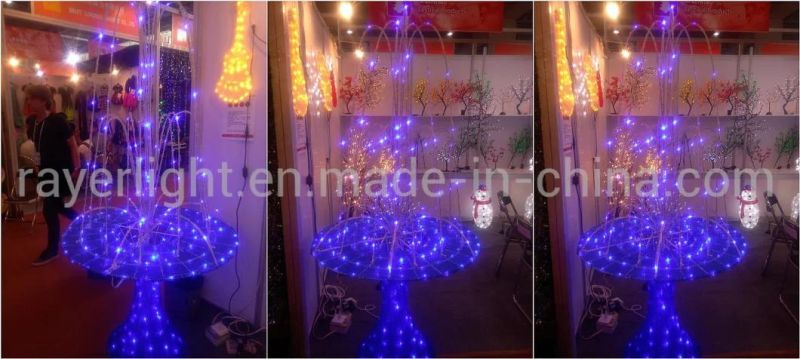 Big LED Fountain White Color Large Outdoor Decoration Holiday Lighting