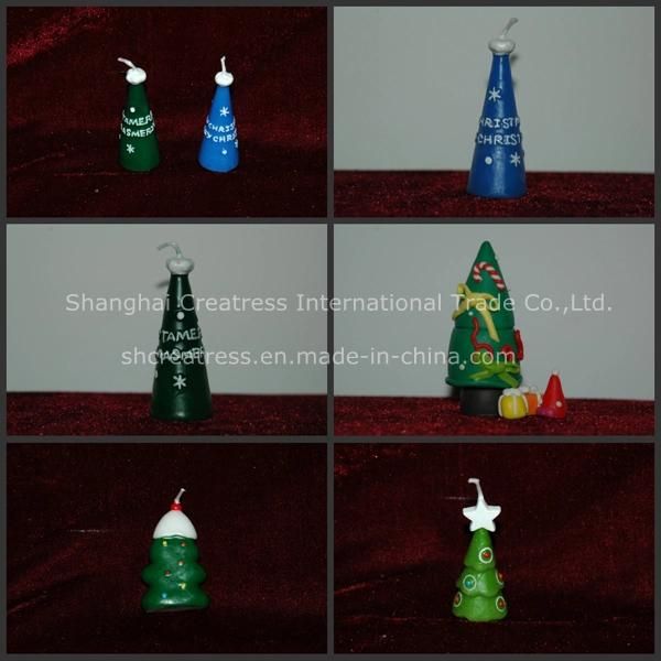 PVC Box Packaging Letter X-Mas Candle