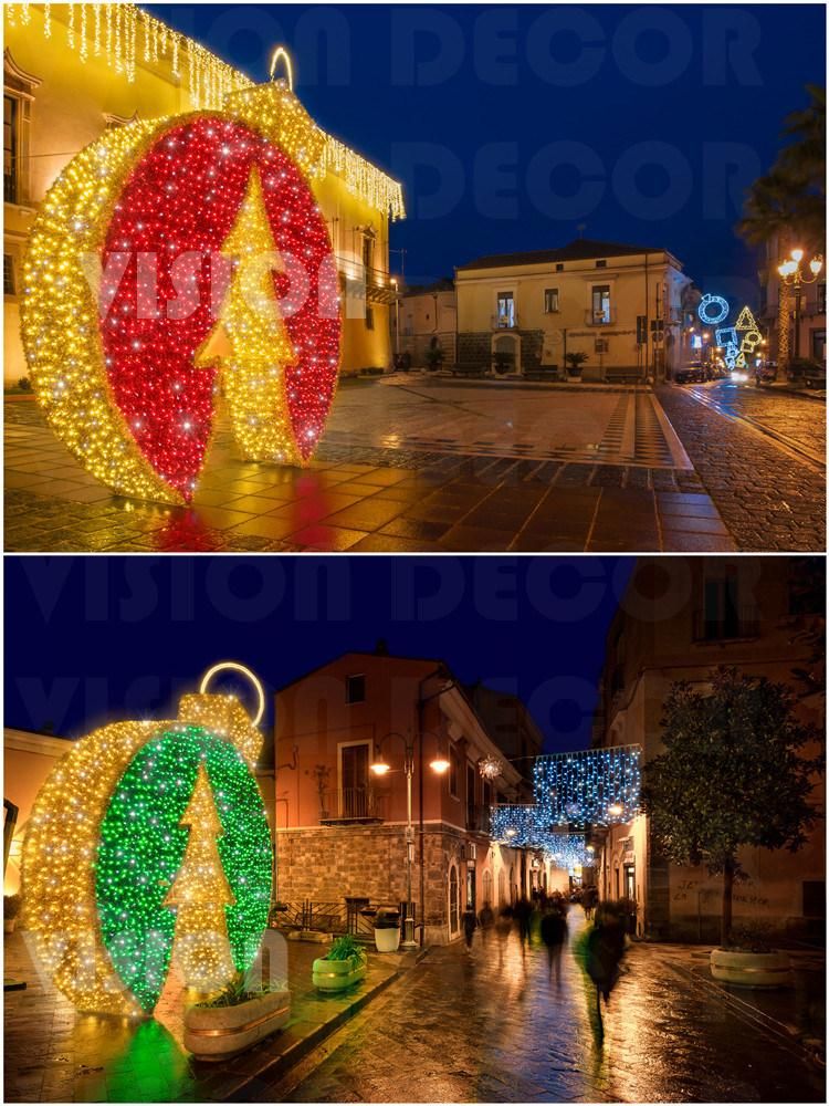 Outdoor Commercial Street Decorative Lighted Christmas Gift Boxes