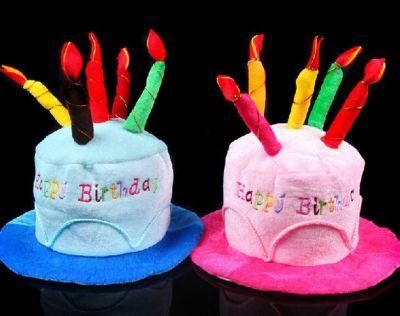 OEM Plush Birthday Hat and Cap for Promotional Gift