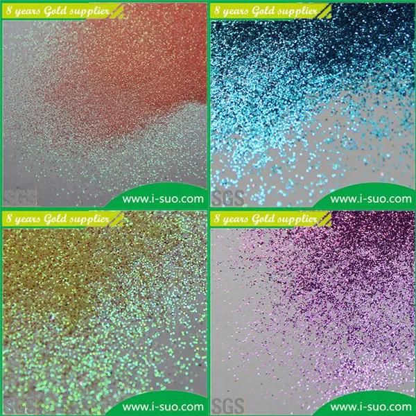 China Supplier Colorful Glitter Powder for Plastic