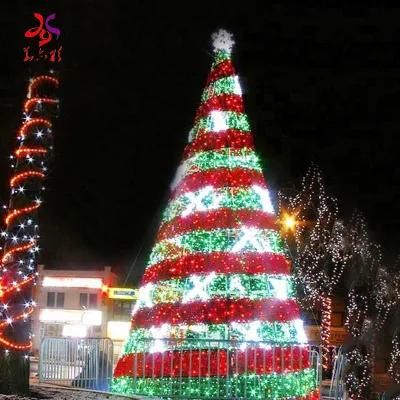 Artificial Giant Christmas Tree with Music Program for Outdoor Exhibition