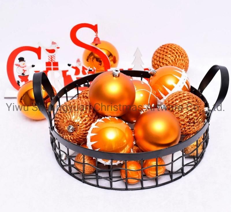 New Design Christmas Ball for Holiday Wedding Party Decoration Supplies Hook Ornament Craft Gifts
