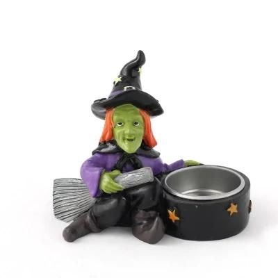 Unique Halloween Witch Candle Holder