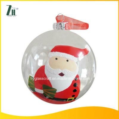High Quality White Christmas Glass Ball for Christmas Tree Decoration