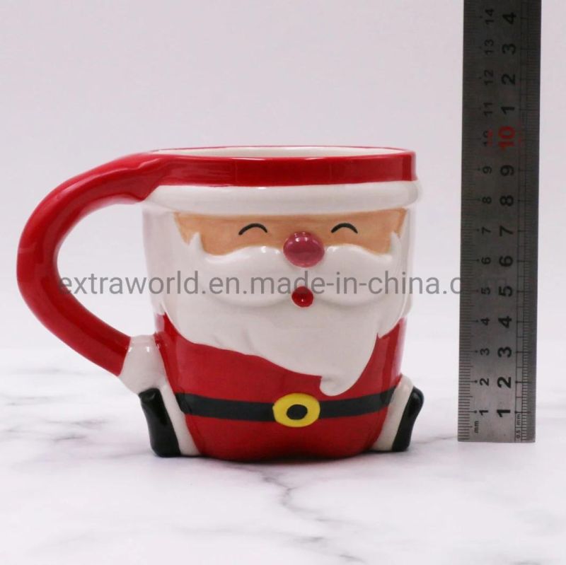 New Design Ceramic Crafts Christmas Decorations Coffee Milk Mug