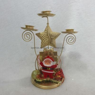 Christmas Decoration Iron Candle Holder Home Decor