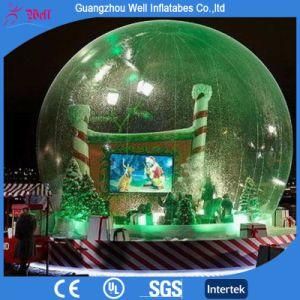 Hot Sale Advertising Inflatable Air Show Dome Christmas Inflatable Snow Globe