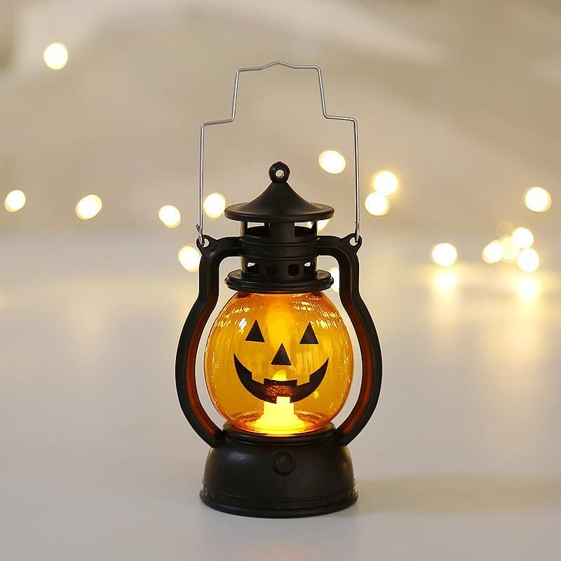 Halloween Hand-Held Pumpkin Lamp Small Lantern Atmosphere Decoration