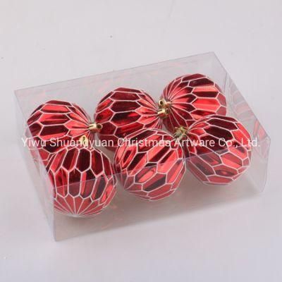 Wholesale 8cm Red Special Shape Christmas Ball Christmas Tree Ornament