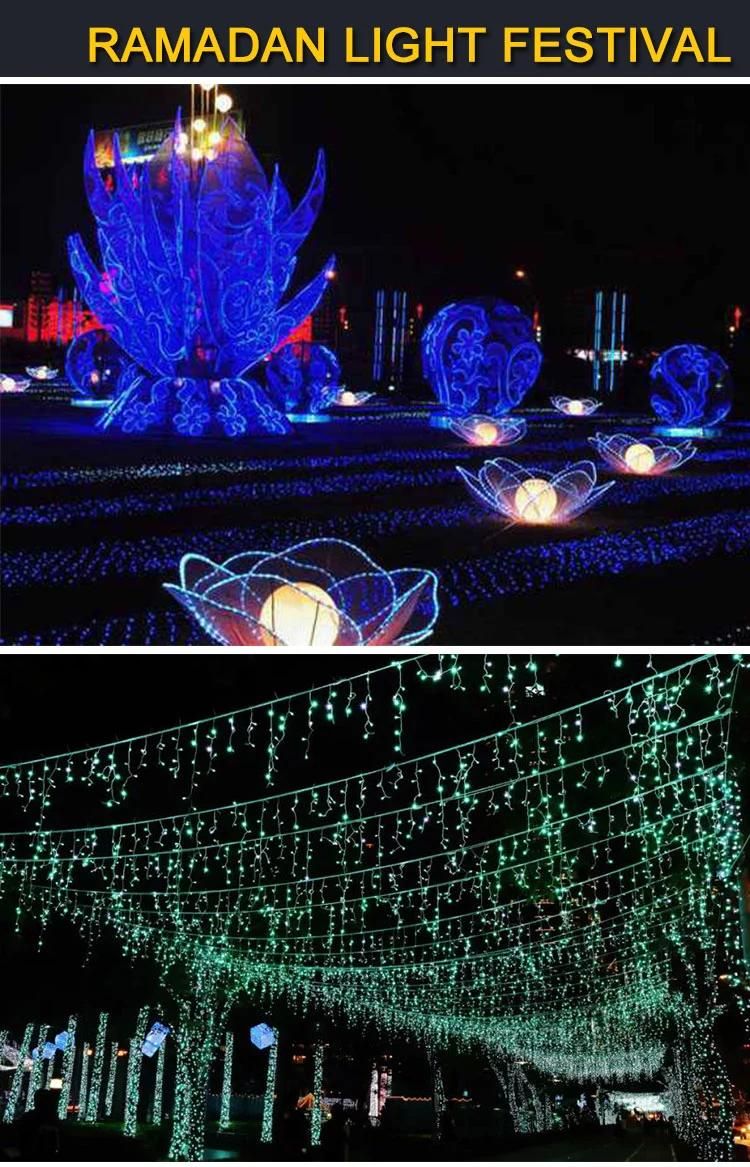 2021 New Design Ramadan Decoration LED Motif Lights Holiday Decorate