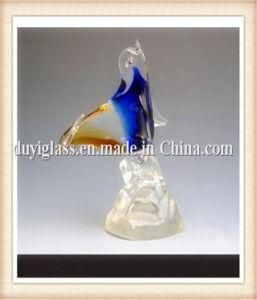 Animal Multicolour Bird Glass Craft for Display