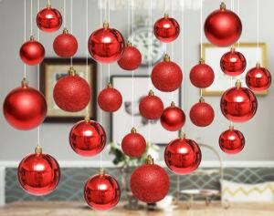 Red Acrylic Ball Christmas Decoration