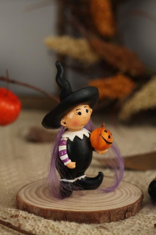 Halloween Decoration Party Accessories Girl Witch Halloween Girl Witch Table Decoration Halloween Decor