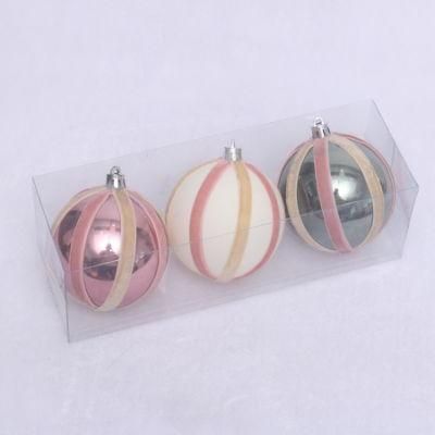 Hanging Ornaments Plastic Christmas Ball with Hand Painted