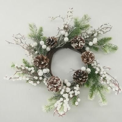 Artificial Christmas Wreath Artificial Plant for Holiday Decoration