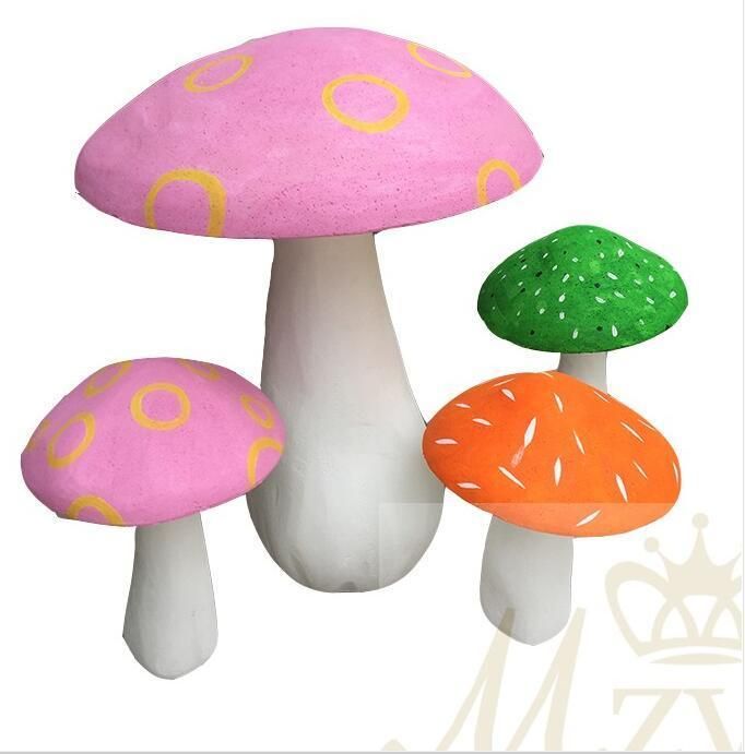 Beauty Window Display Props Shopping Mall Foam Mushroom for Amusement Park Decoration