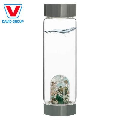 Hot Selling Items Promotional Custom Crystal Glass Drinking Bottle
