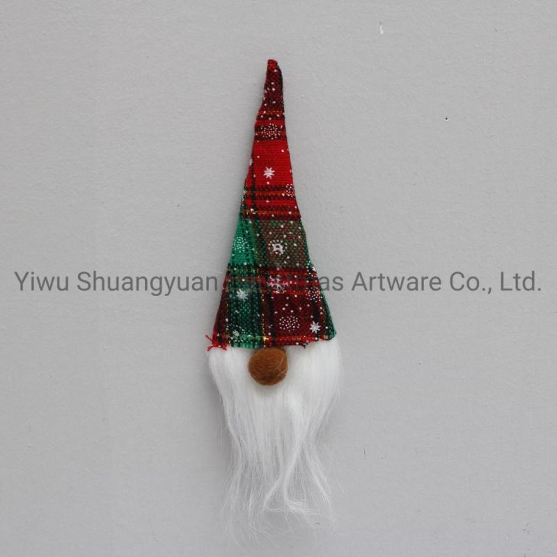Stock New Design High Sales Christmas Plush Old Man for Holiday Wedding Party Decoration Supplies Hook Ornament Craft Gifts