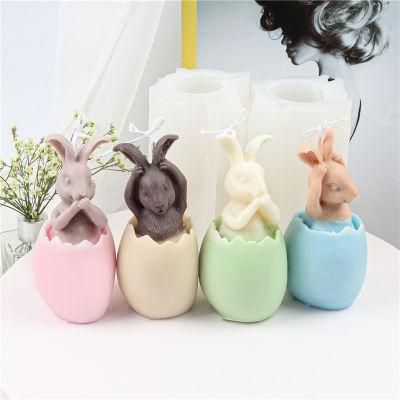 Easter Eggshell Candle Model Rabbit Aromatherapy Module