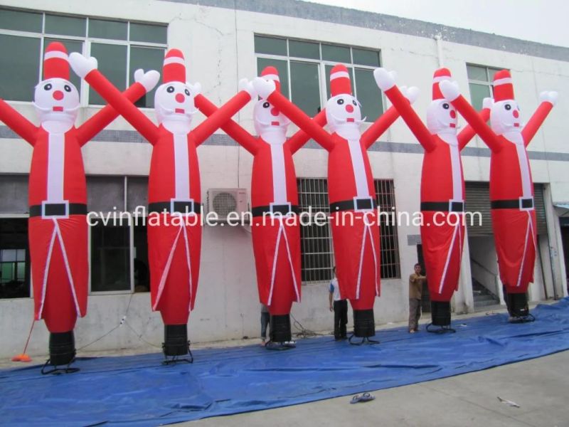 Advertising Christmas Inflatable Santa Claus Air Tube Man Dancer