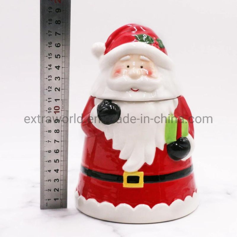 Wholesale Best Selling Christmas Craft Ceramic Sugal Bowl