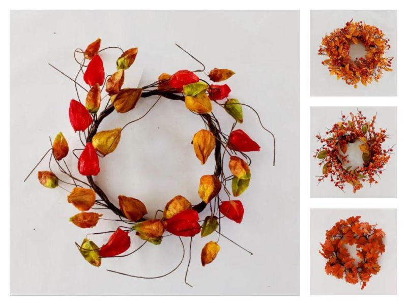 Customized Craft Home Decor Autumn Decoration Fall Wreath